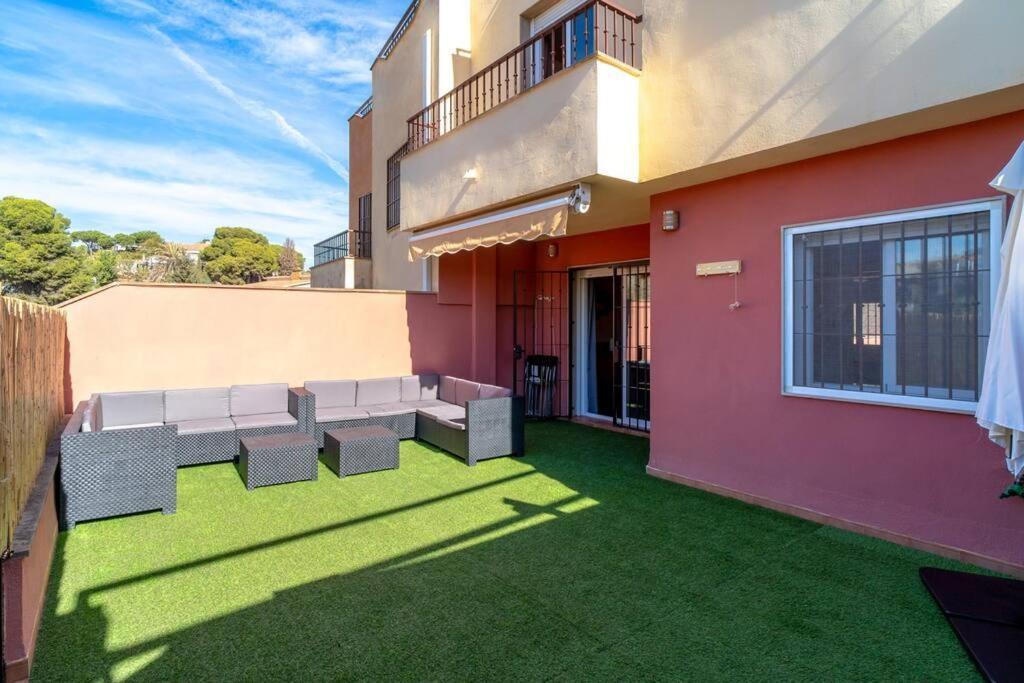 Villa Adosado Con Vistas Al Mar Desde La Piscina Con Bbq Vélez Exterior foto
