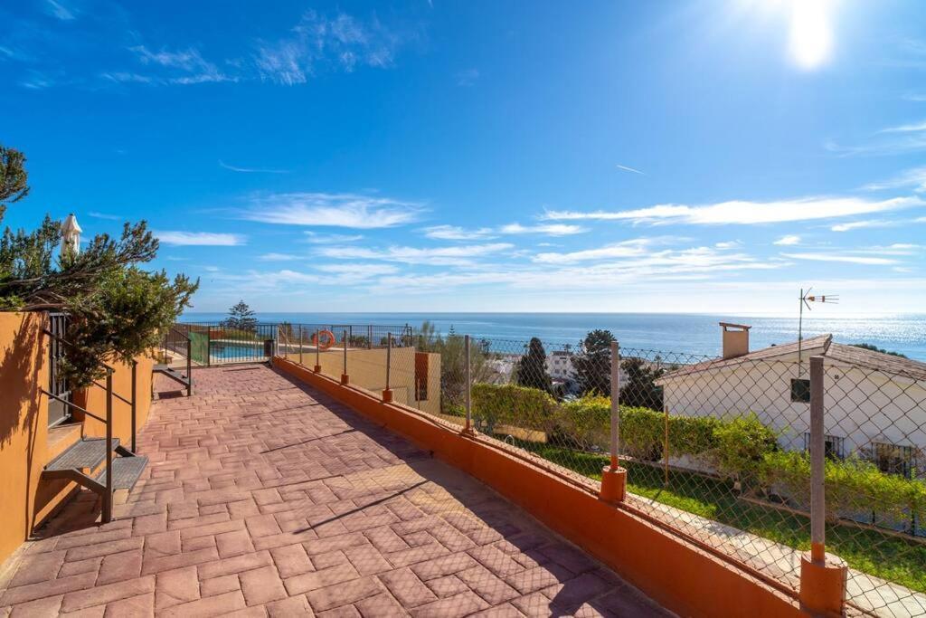 Villa Adosado Con Vistas Al Mar Desde La Piscina Con Bbq Vélez Exterior foto